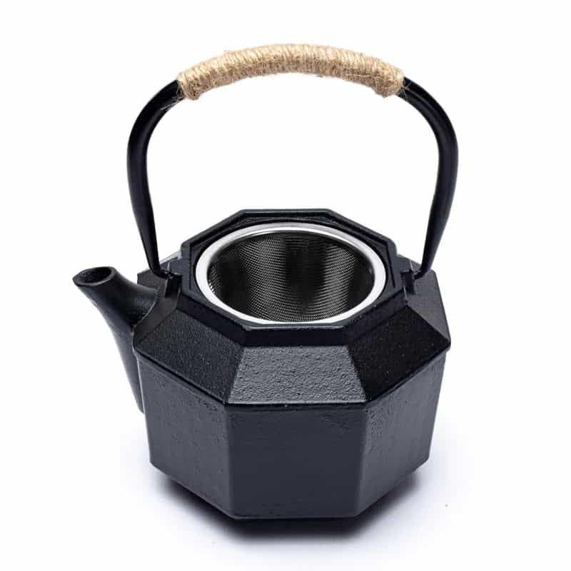 Японски чугунен чайник в шестоъгълен стил Тетсубин 1л
