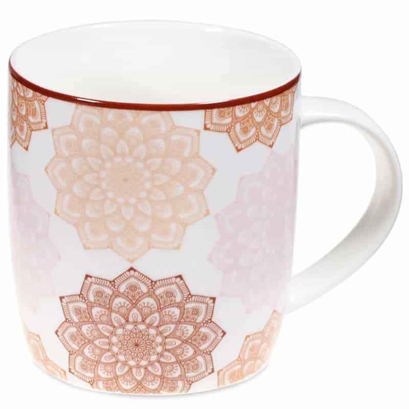 чаша за чай с цедка розова мандала