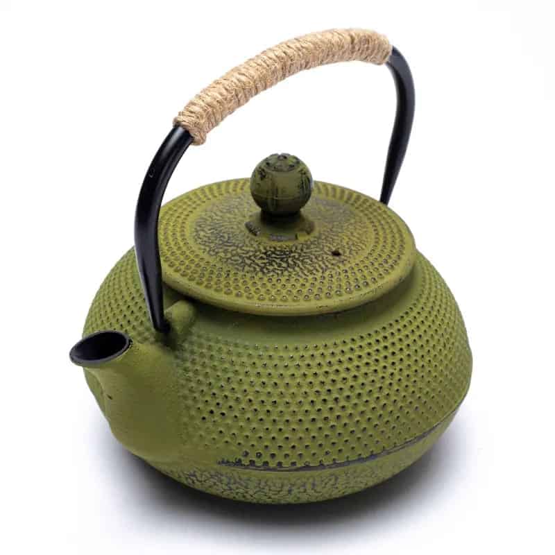 Чугунен чайник в японски стил Tetsubin 0,6 литра зелен