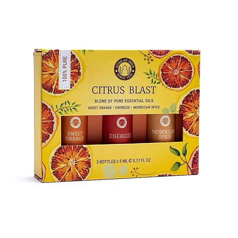 Комплект за ароматерапия с етерични масла Citrus Blast