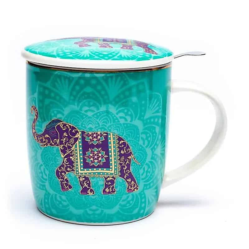 Чаша за чай с индийски слон.