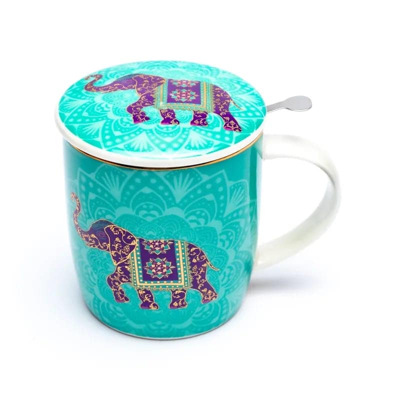 Чаша за чай с индийски слон.
