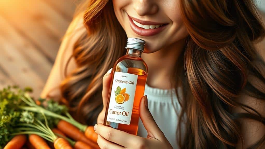 carrot oil benefits skin hair