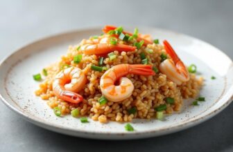 delicious prawn fried rice