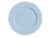 Порцеланова десертна чиния Polka dot в пастелно синьо 19 cm