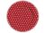 Порцеланова десертна чиния Polka dot red 19 cm