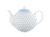 Порцеланов чайник Polka dot пастелно син