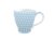 Порцеланова чаша Polka dot пастелно синьо 430 ml